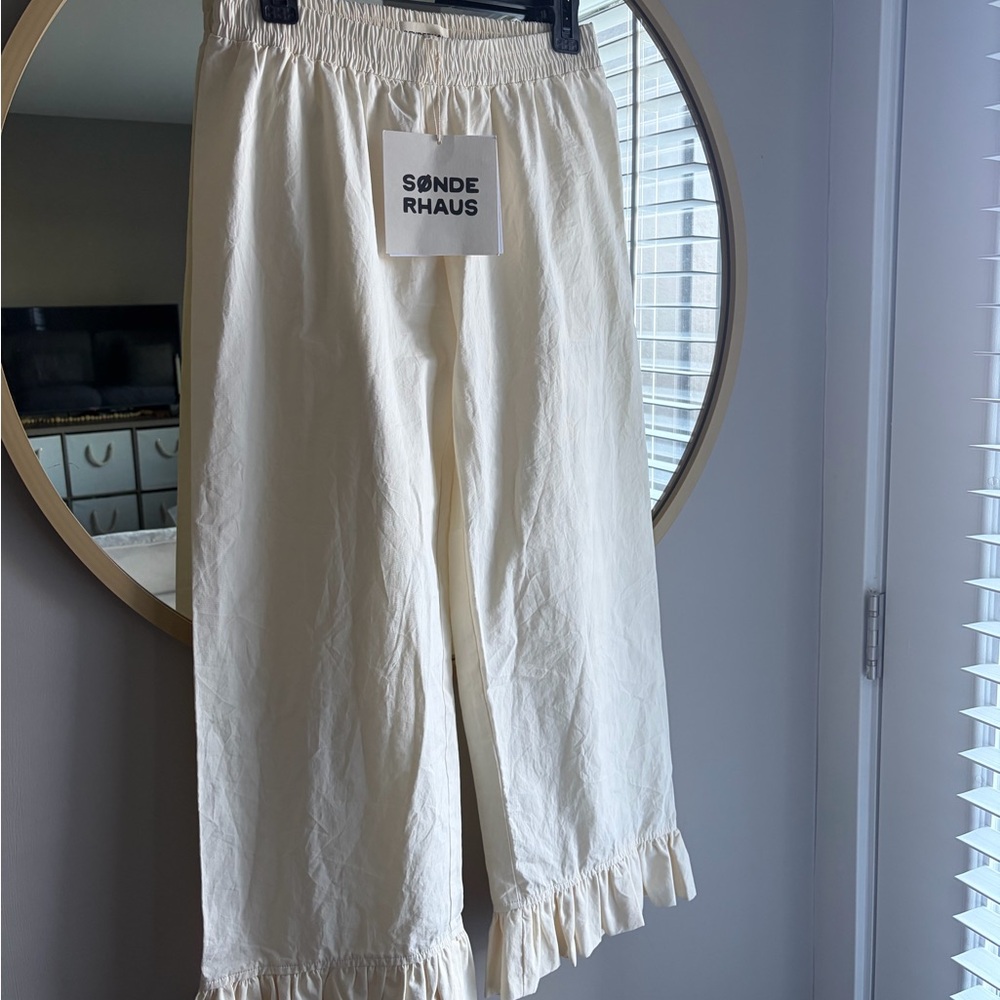 Sonderhaus Cream Boxer Pants